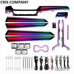 CRIS for Honda Accord 10th Gen 2018-2022 Ambient Light Upgrade Dynamic Piano Black Trim Panel Interior LED Light Accessories