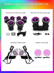 CRIS Upgrade LED Car Interior Ambient Light for Mercedes Benz E-Coupe Class W238 2016-2023 Trim Auto Accessories Decoration