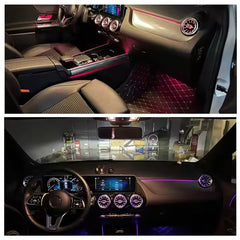 CRIS Upgrade 64 Color LED Car Interior Ambient Lighting for Mercedes Benz B-Class W247 2020-2024 Atmosphere Strip Accessories