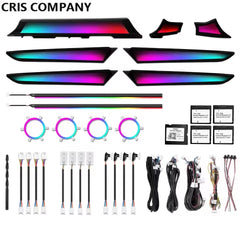 CRIS for Mazda CX-5 CX5 2017-2025 Ambient Light Dynamic 64 Colors Trim Panel Car Interior LED Lighting Upgrade Accessories