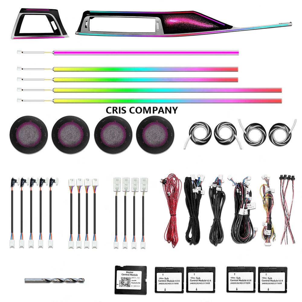 CRIS  64 Color F30 Ambient Light for BMW 4 Series Gran Coupe F36 F33 F32 Car Dashboard Trim Interior LED Lighting Upgrade