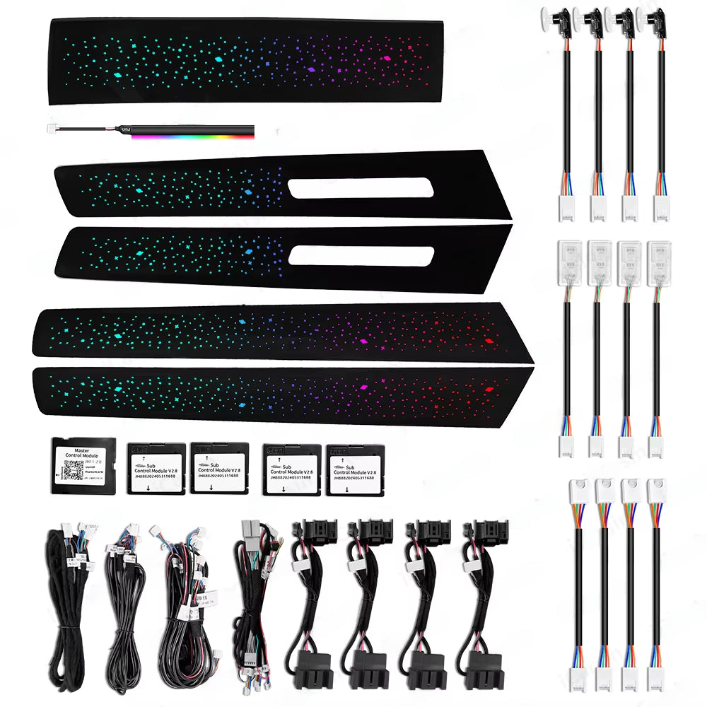 CRIS Upgrade Symphony LED Car Interior Ambient Lighting for Volkswagen VW Touareg 2011 to 2018 Strip Accessories Decoration
