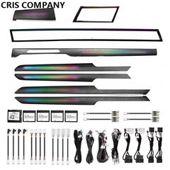 CRIS  for Volkswagen Passat B8 2015-2022 Ambient Light Dynamic Carbon/Wood Style Panel Kit Car Interior Lighting Accessories