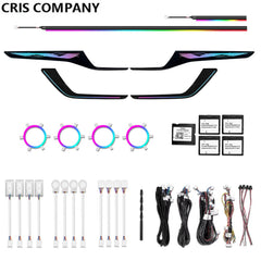 CRIS for Ford Focus MK4 2019-2025 Ambient Light Dynamic Symphony Trim Panel Car Interior Custom Fit Lighting Upgrade Kit