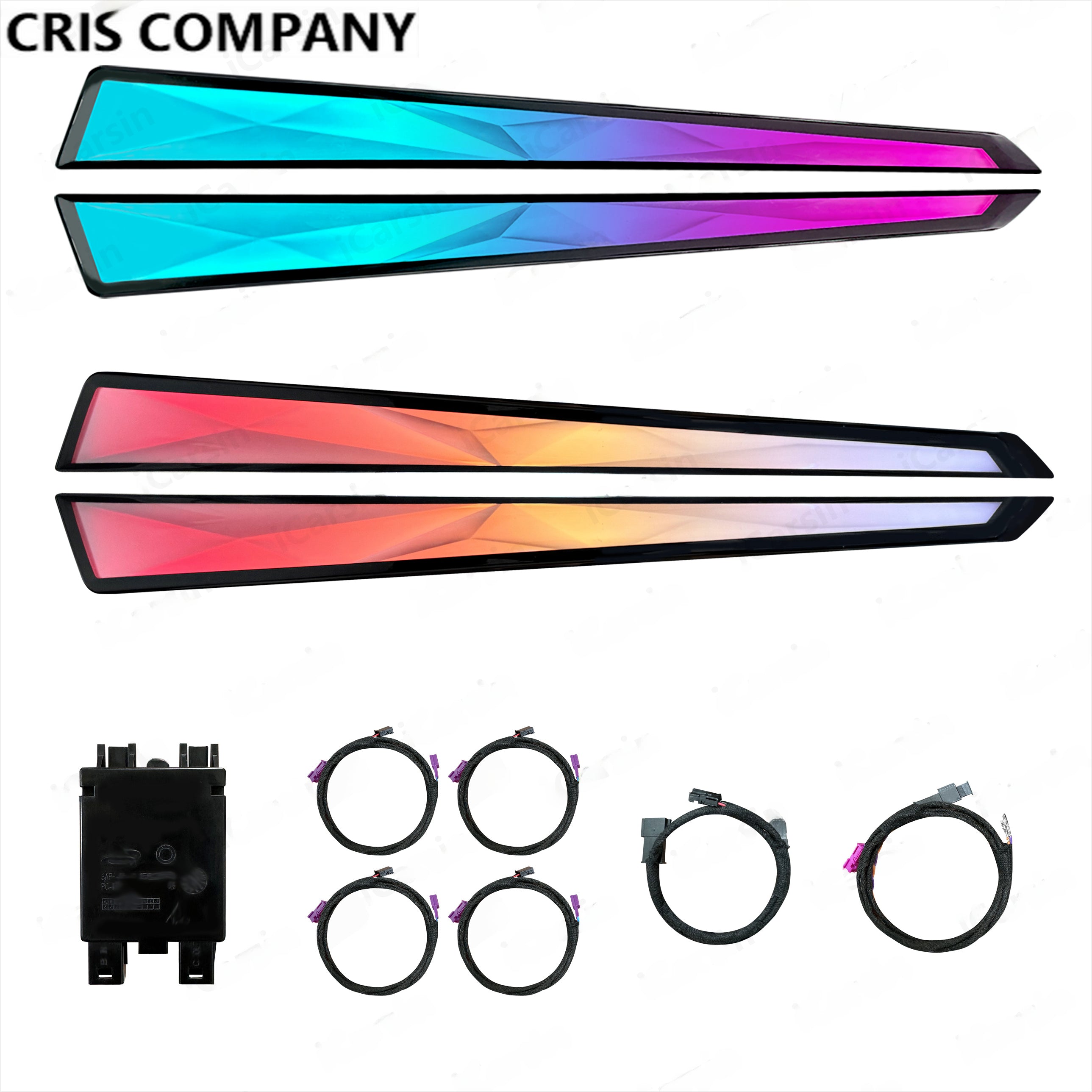 CRIS  Crystal Dynamic U11 U12 Ambient Light for BMW X1 IX1 X2 IX2 2022+ Car Interior Lighting Upgrade Accessories Kit