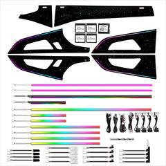 CRIS for Audi Q7 Q8 4M 2016-2019 Facelit 2016-2025 Ambient Light Car Interior64 Colors Dynamic LED Ambient Lighting Upgrade Kit