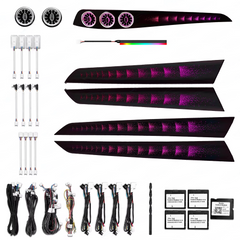 CRIS  W204 Ambient Lighting Upgrade Kit for Mercedes-Benz C Class 2010 - 2014 Interior LED Light Trim Air Vent Accessories