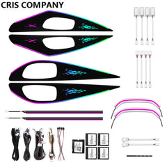 CRIS  Upgrade Symphony LED Car Interior Ambient Lighting for Infiniti Q50 2013-2024 Atmosphere Strip Decoration Accessories