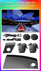 CRIS  App Control Led Car Interior Ambient Light Tweeter Speaker Decoration for Audi A4 A5 A6L A7 Q5 Q7 Q8 C7 C8 Accessories