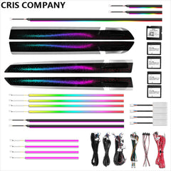 CRIS  Dynamic 64 Colors Ambient Light for BMW F01 F02 7 Series 2009-2014 Car Interior LED Lighting Upgrade Accessories Kit