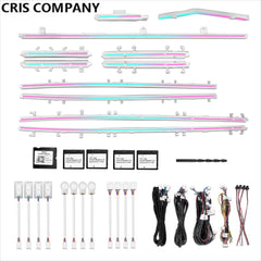 CRIS  for Volvo XC90 2015-2025 Ambient Light Dynamic Colorful Trim Strip Kit Car Interior LED Lighting Upgrade Accessories