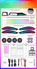 CRIS for BMW F30/F34 GT 3 Series Ambient Light Interior 64 Color LED Symphony Light Upgrade Trim Ambient Light Accessories