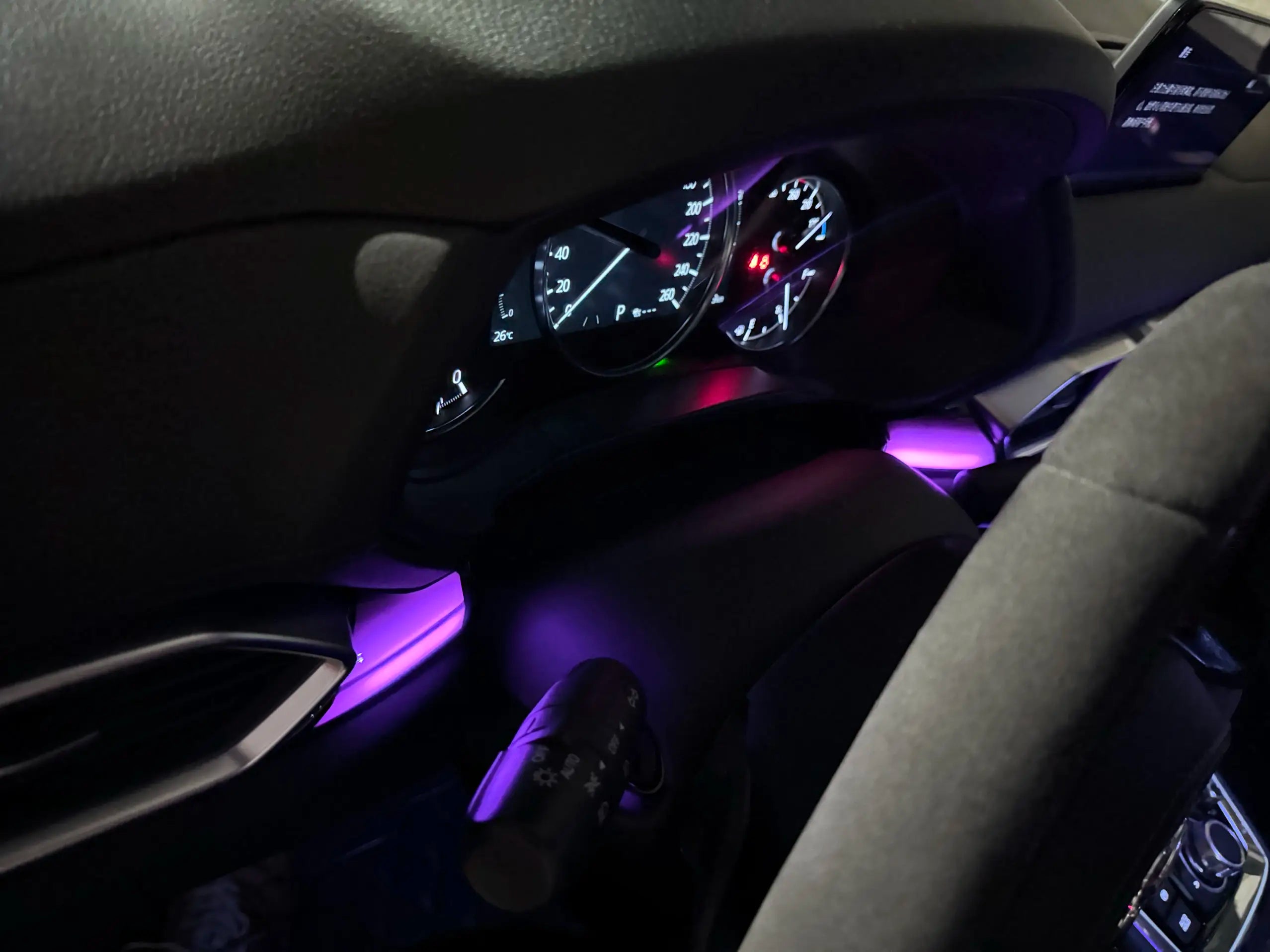 CRIS  for Mazda CX-5 CX5 2017-2025 Ambient Light Dynamic 64 Colors Trim Panel Car Interior LED Lighting Upgrade Accessories
