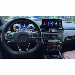 12.3" Carplay Multimedia Head Unit and Instrument Panel For Mercedes Benz ML GL Class W166 X166 2013-2015 NTG4.5