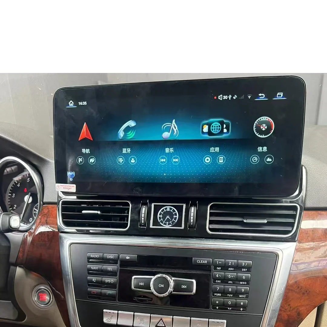 12.3" 8+128g Snapdragon 668s Car Navigation System for Mercedes Benz ML GL Class W166 X166 2013-2015 NTG4.5 Car Radio Android
