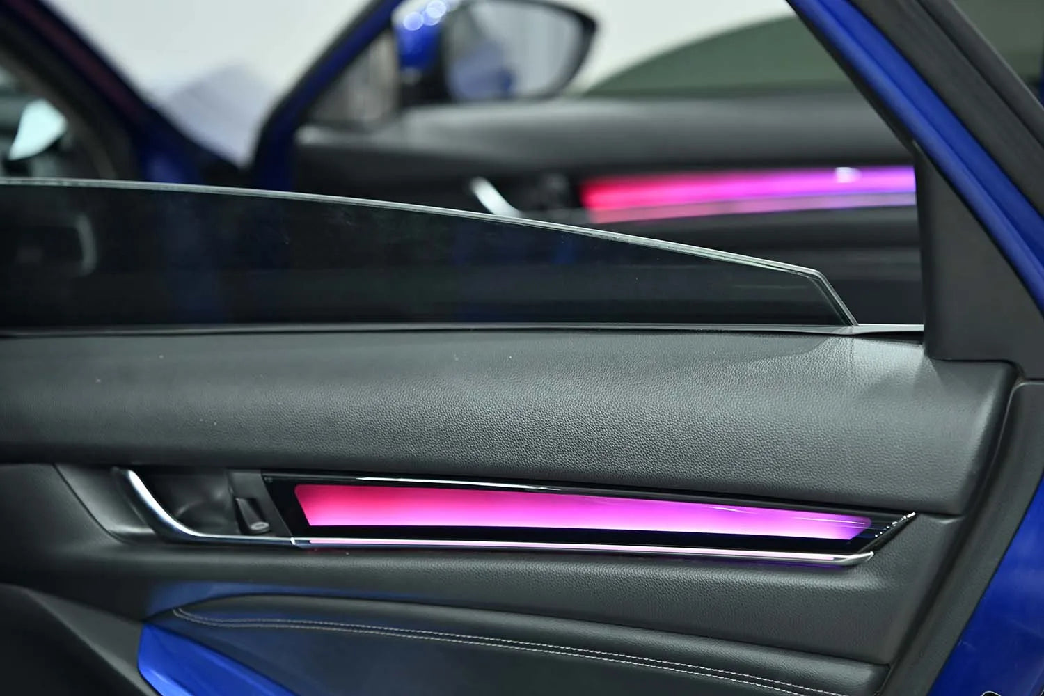 CRIS  for Honda Accord 10th Gen 2018-2022 Ambient Light Upgrade Dynamic Piano Black Trim Panel Interior LED Light Accessories