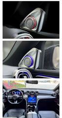 Upgrade Symphomy LED GLC X253 Car Interior Ambient Light for Mercedes Benz C Class W205 Atmosphere Strip Decoration Accessories