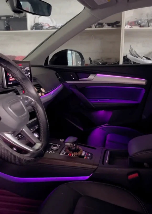 CRIS  for Audi Q5 2018-2023 Ambient Light Dynamic Symphony Colorful Car Interior LED Screen Control Ambient Light Accessories