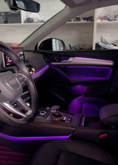 CRIS  for Audi Q5 2018-2023 Ambient Light Dynamic Symphony Colorful Car Interior LED Screen Control Ambient Light Accessories