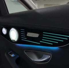 CRIS Piano Black 64 Colors Dynamic Ambient Light for Mercedes W205 X253 C253 GLC Car Interior LED Lighting Upgrade Accessories