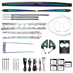 CRIS Upgrade Symphony Led Car Interior Ambient Light Accessories for Tesla Model 3/Y 2021-2024 Atmosphere Light Strip Decoration