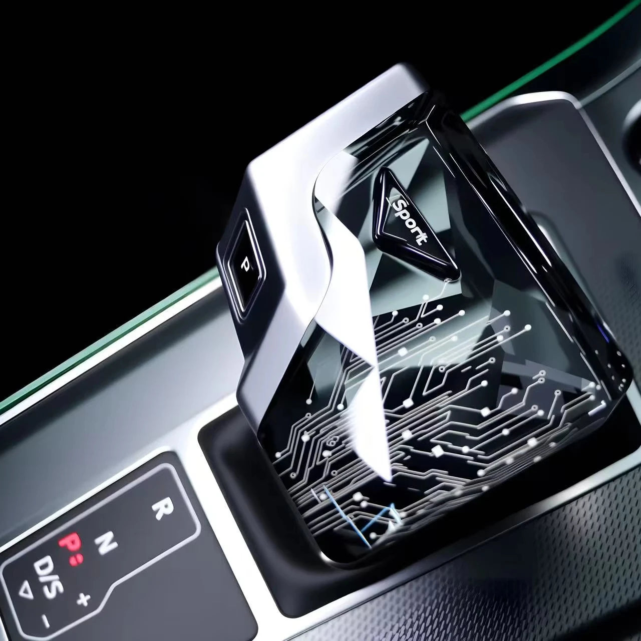 CRIS Yacht Style Illuminated Gearshift Crystal Gear Levers Automatic Crystal Gear Handle Knob Lever for A6L/A6/A7/A7L/S6/S7/RS6/RS7