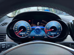 New Design 12.3" Full Screen Digital Dashboard Auto Meter For Mercedes Benz GLE GLS Class W166 X166 2015-2019 NTG5.0