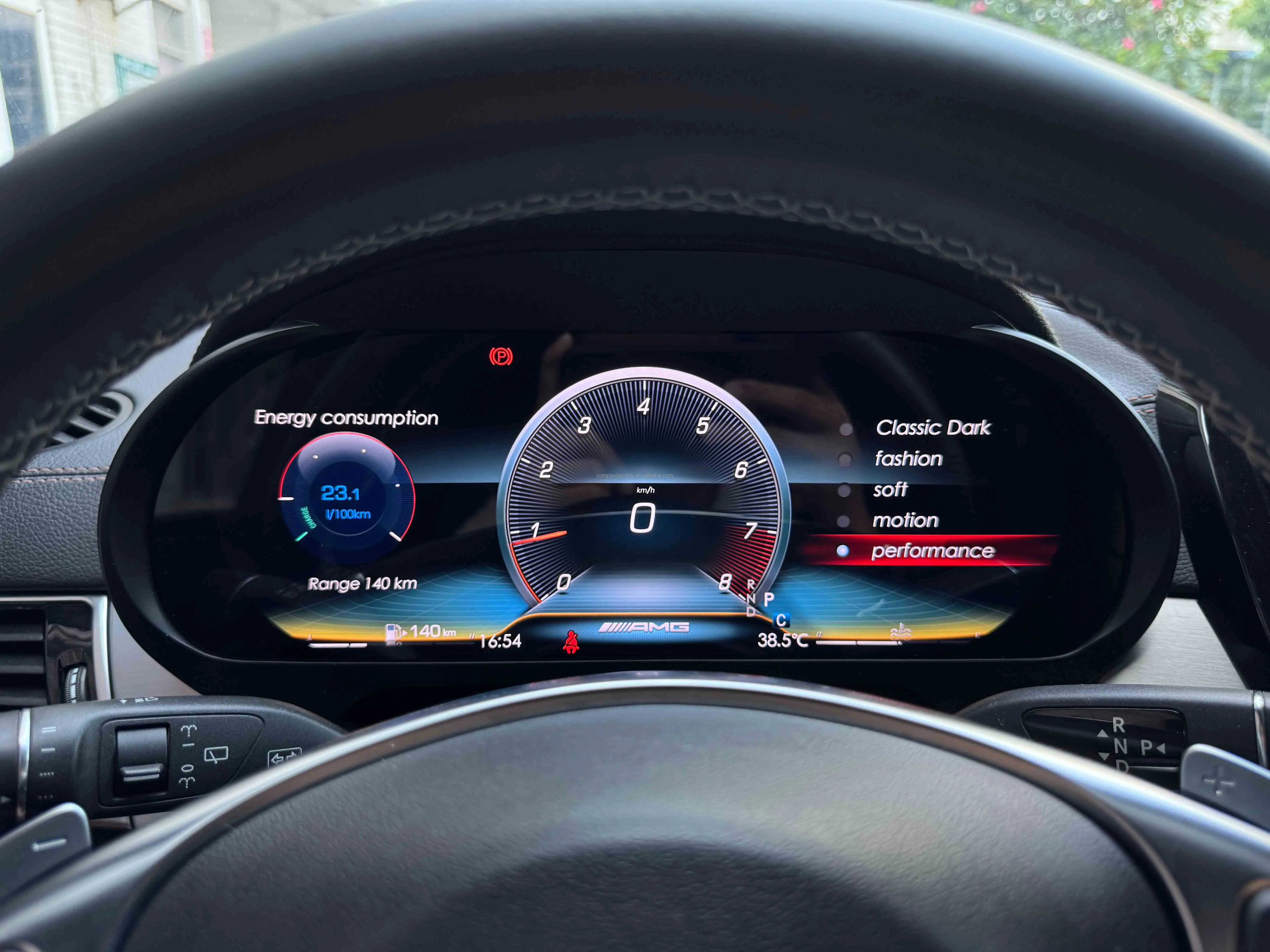 New Design 12.3" Full Screen Digital Dashboard Auto Meter For Mercedes Benz GLE GLS Class W166 X166 2015-2019 NTG5.0