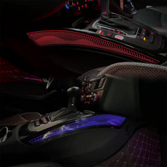 CRIS 64 Colors Star Sky Ambient Light for Audi A4 B8 A5 Q5 2010-2017 Atmosphere Lamps Rainbow Dynamic Symphony Auto Interior Lighting