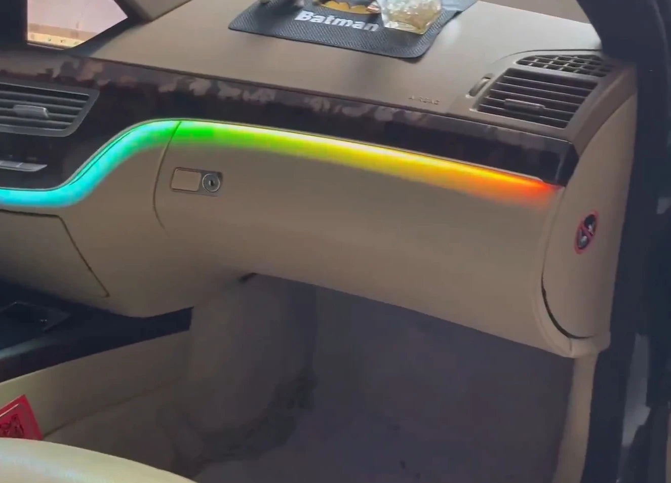 CRIS  Upgrade LED Interior Ambient Lighting for Mercedes Benz S-class W221 2005-2013 Trim Decoration Accessories Parts