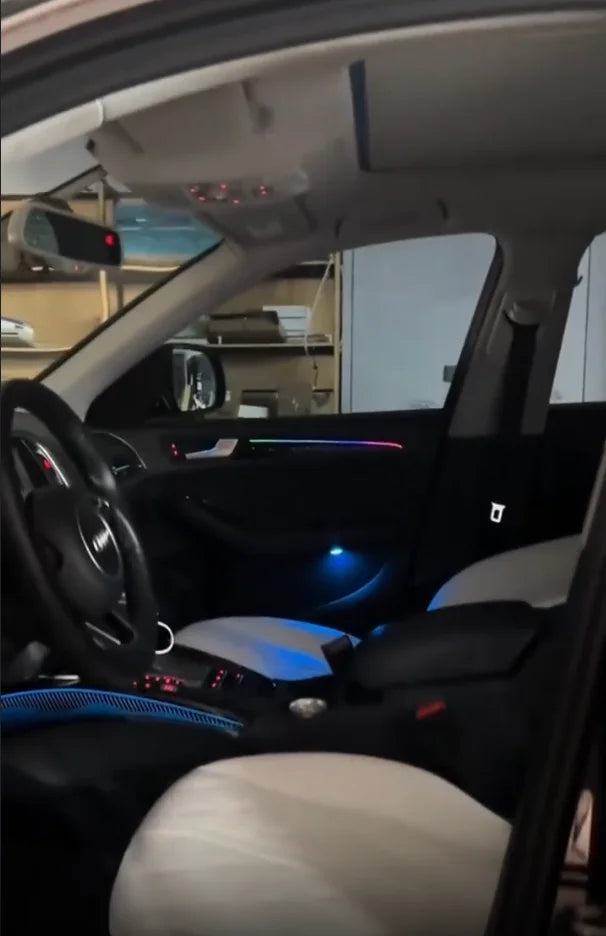 CRIS  for Audi A4 A5 Q5 Ambient Light 64 Colors Star Sky Ambient Light Dynamic Symphony Auto Interior Lighting Upgrade Kit