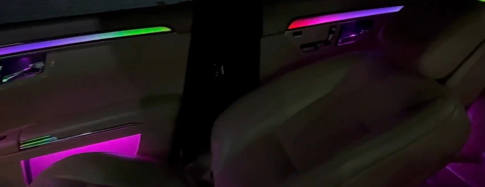 CRIS  Upgrade LED Interior Ambient Lighting for Mercedes Benz S-class W221 2005-2013 Trim Decoration Accessories Parts