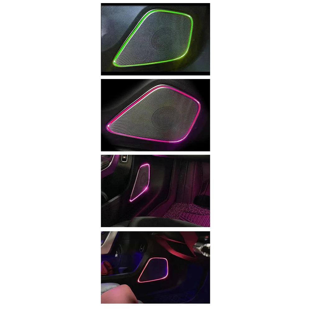 CRIS Upgrade 64 Colors LED Car Interior Ambient Light for Mercedes Benz A-Class W177 CLA W118 2018-2024 Strip Accessories