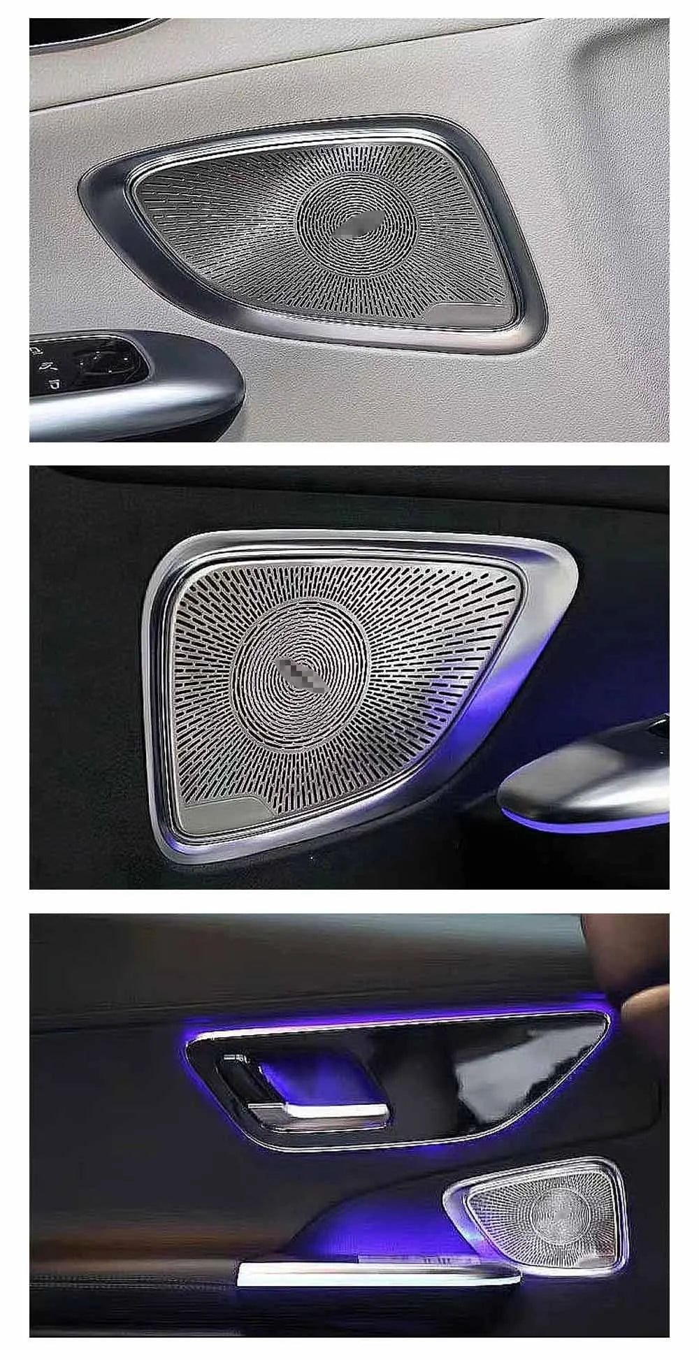 CRIS  Upgrade 64 Colors LED Car Interior Ambient Light for Mercedes Benz C-class W206 2022-2024 Atmosphere Strip Accessories