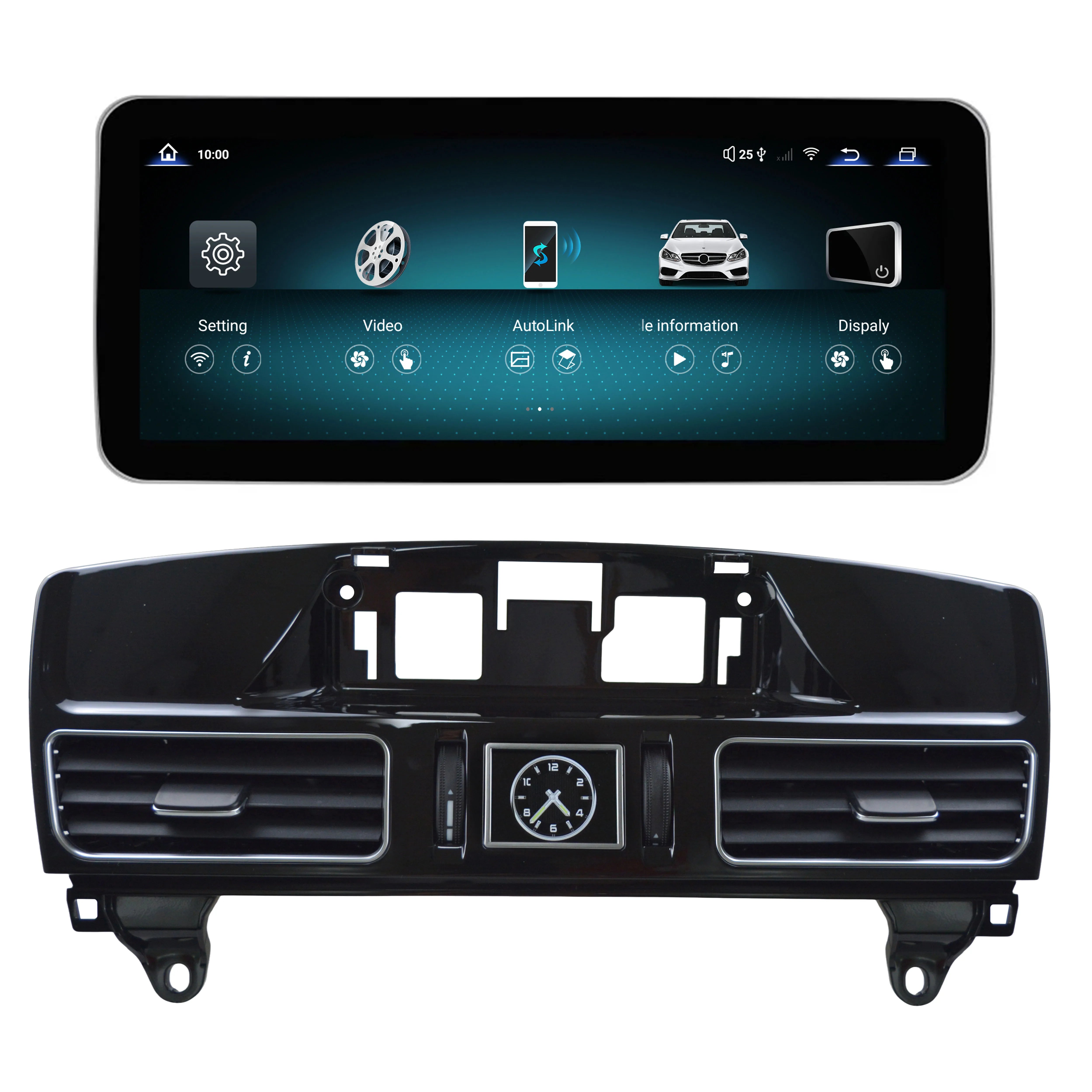 12.3" 8+128g Snapdragon 668s Car Navigation System for Mercedes Benz ML GL Class W166 X166 2013-2015 NTG4.5 Car Radio Android