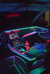 CRIS for Audi Q7 Q8 4M 2016-2019 Facelit 2016-2025 Ambient Light Car Interior64 Colors Dynamic LED Ambient Lighting Upgrade Kit