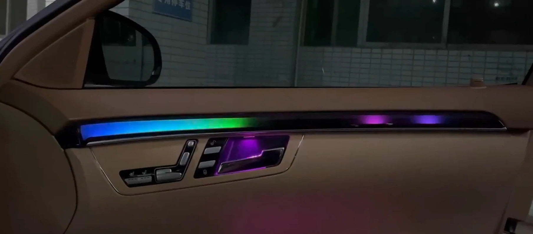 CRIS  Upgrade LED Interior Ambient Lighting for Mercedes Benz S-class W221 2005-2013 Trim Decoration Accessories Parts