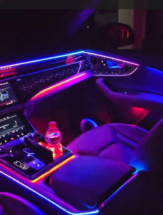 CRIS for Audi Q7 Q8 4M 2016-2019 Facelit 2016-2025 Ambient Light Car Interior64 Colors Dynamic LED Ambient Lighting Upgrade Kit