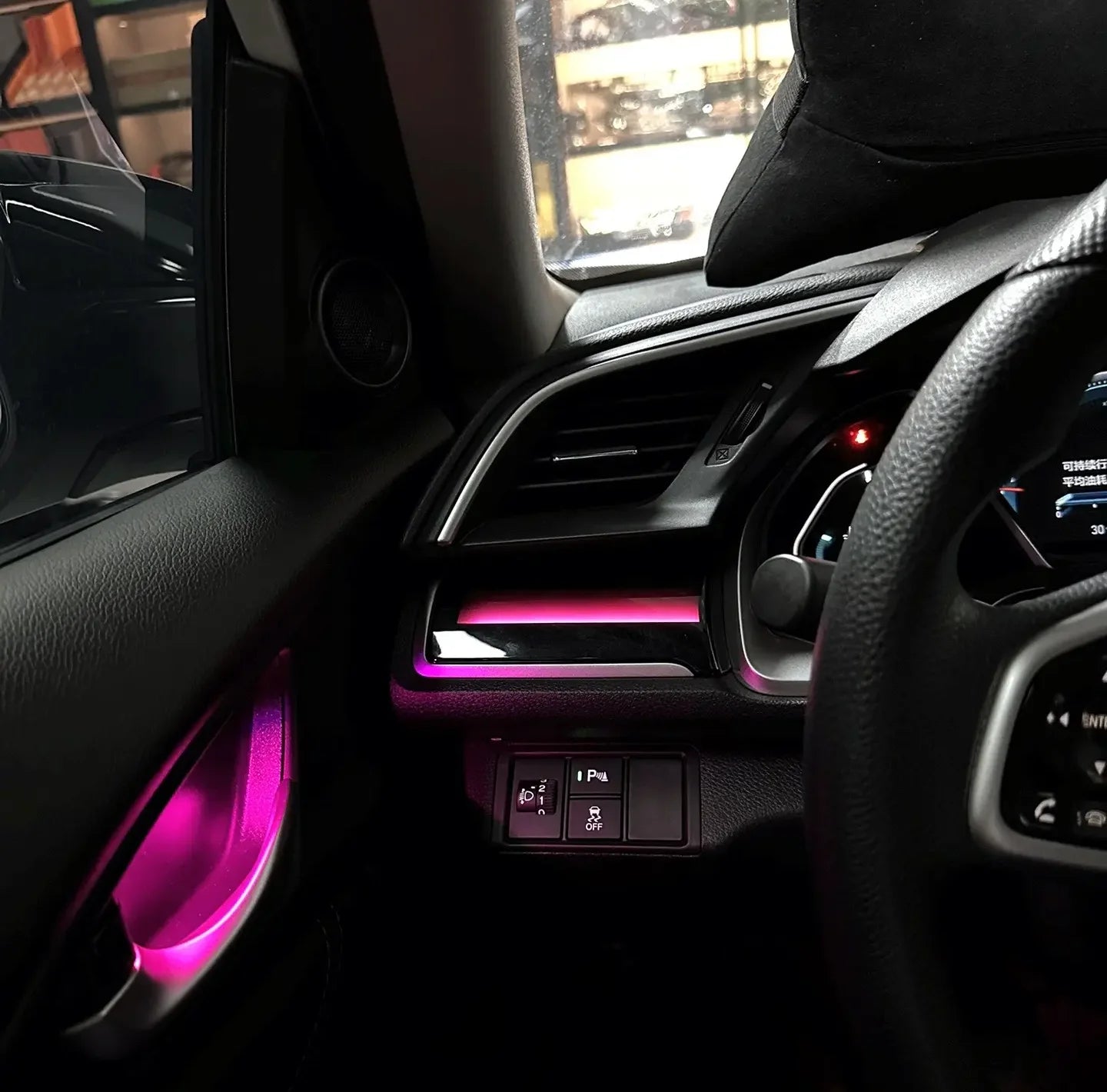 CRIS  Dynamic Symphony Ambient Light for Honda Civic 10th Gen 2017 - 2020 Interior LED Lighting Upgrade Accessories
