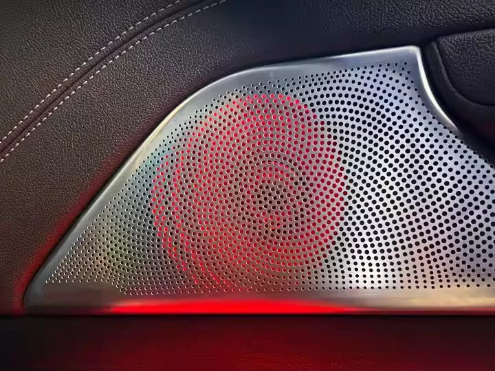 CRIS Upgrade RGB LED Car Interior Ambient Lighting for BMW 5 Series G30 G38 Speaker Cover Trim Decoration Accessories