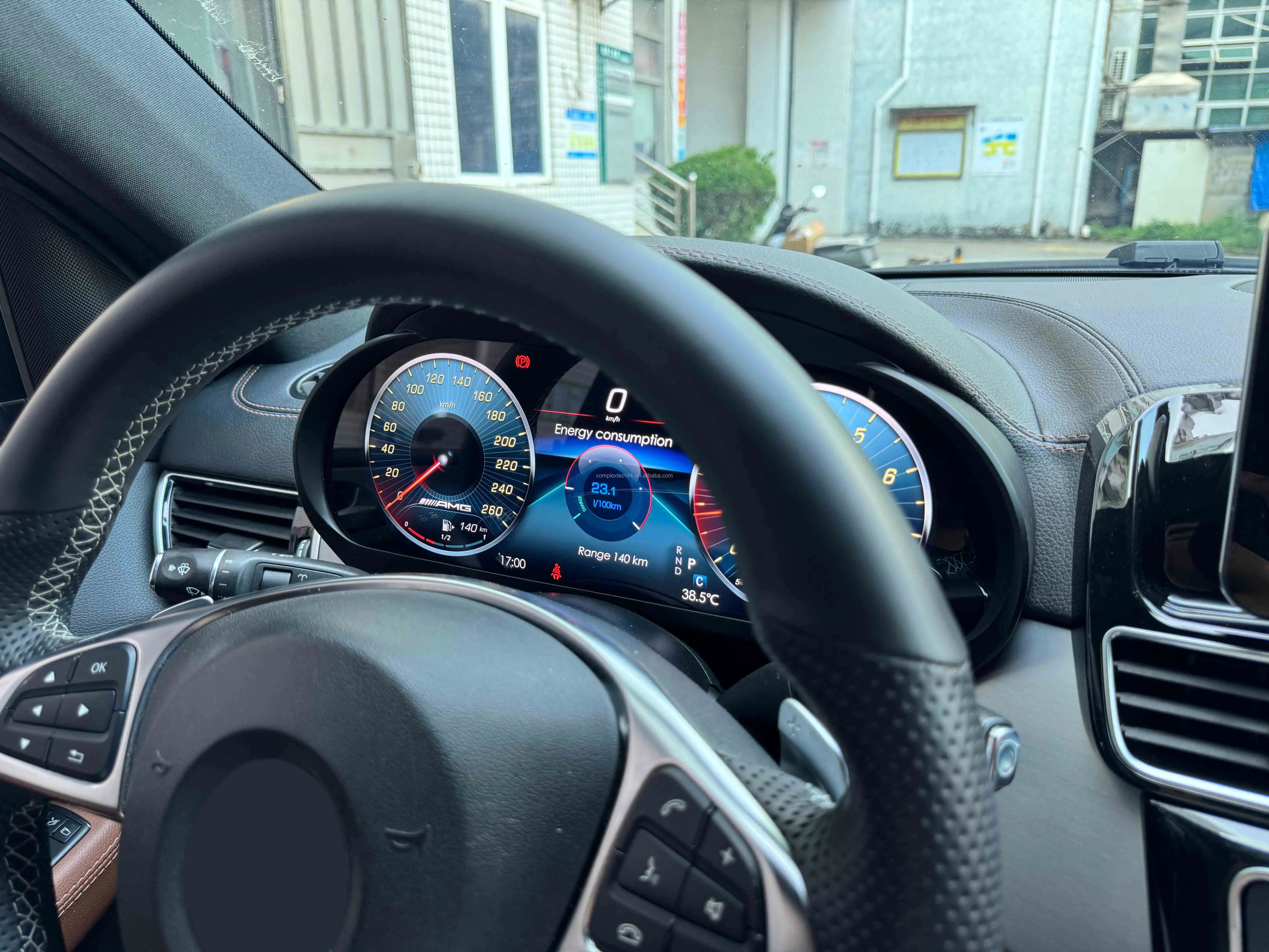 New Design 12.3" Full Screen Digital Dashboard Auto Meter For Mercedes Benz GLE GLS Class W166 X166 2015-2019 NTG5.0