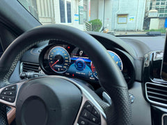 New Design 12.3" Full Screen Digital Dashboard Auto Meter For Mercedes Benz GLE GLS Class W166 X166 2015-2019 NTG5.0