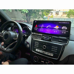 12.3" Carplay Multimedia Head Unit and Instrument Panel For Mercedes Benz ML GL Class W166 X166 2013-2015 NTG4.5