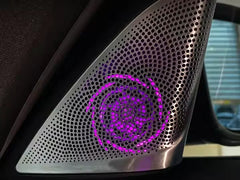CRIS Upgrade RGB LED Car Interior Ambient Lighting for BMW 5 Series G30 G38 Speaker Cover Trim Decoration Accessories