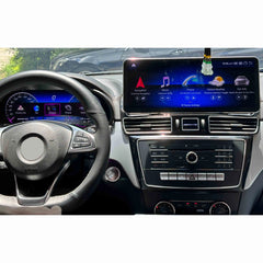 12.3" Carplay Multimedia Head Unit and Instrument Panel For Mercedes Benz ML GL Class W166 X166 2013-2015 NTG4.5