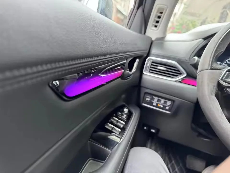 CRIS  for Mazda CX-5 CX5 2017-2025 Ambient Light Dynamic 64 Colors Trim Panel Car Interior LED Lighting Upgrade Accessories
