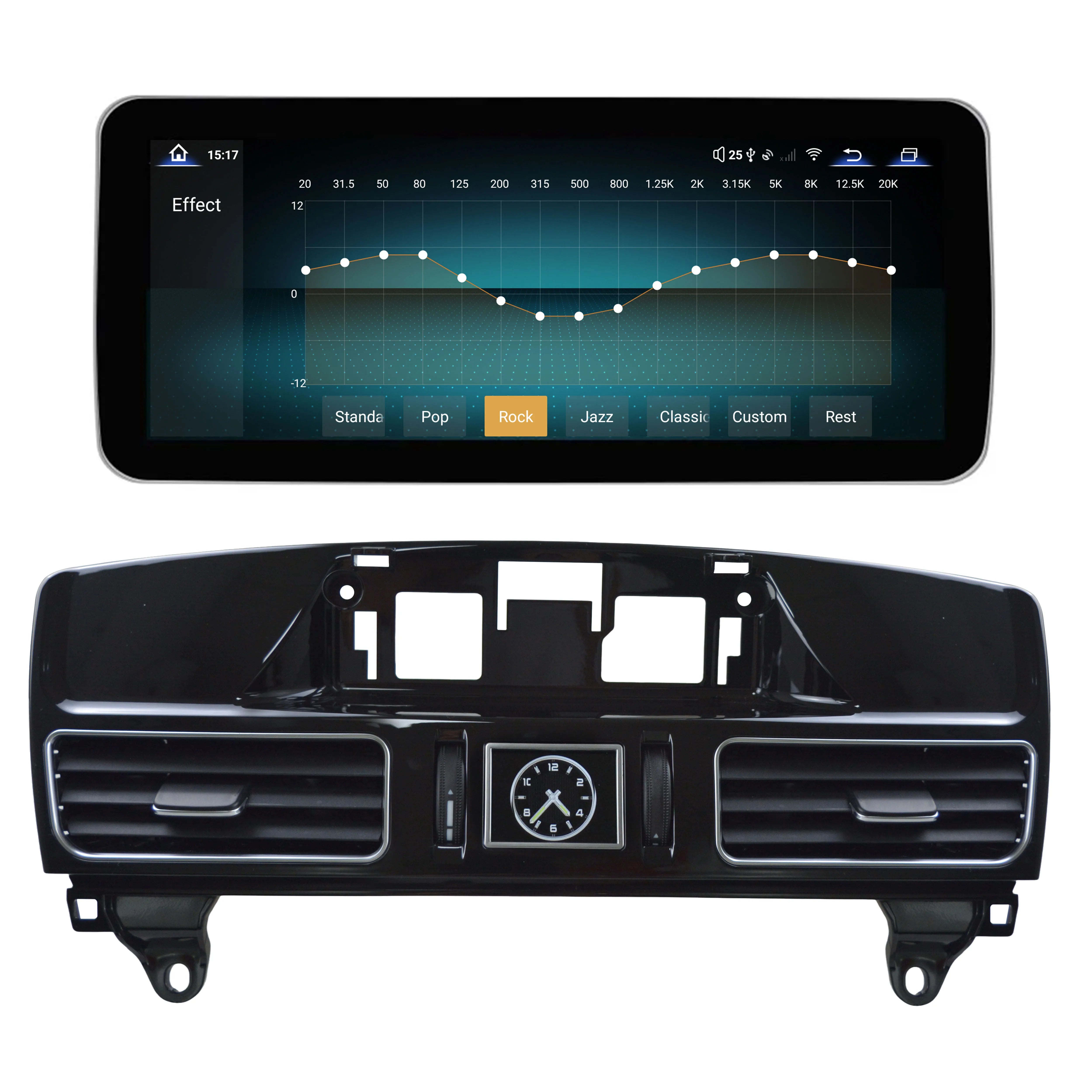 12.3" 8+128g Snapdragon 668s Car Navigation System for Mercedes Benz ML GL Class W166 X166 2013-2015 NTG4.5 Car Radio Android