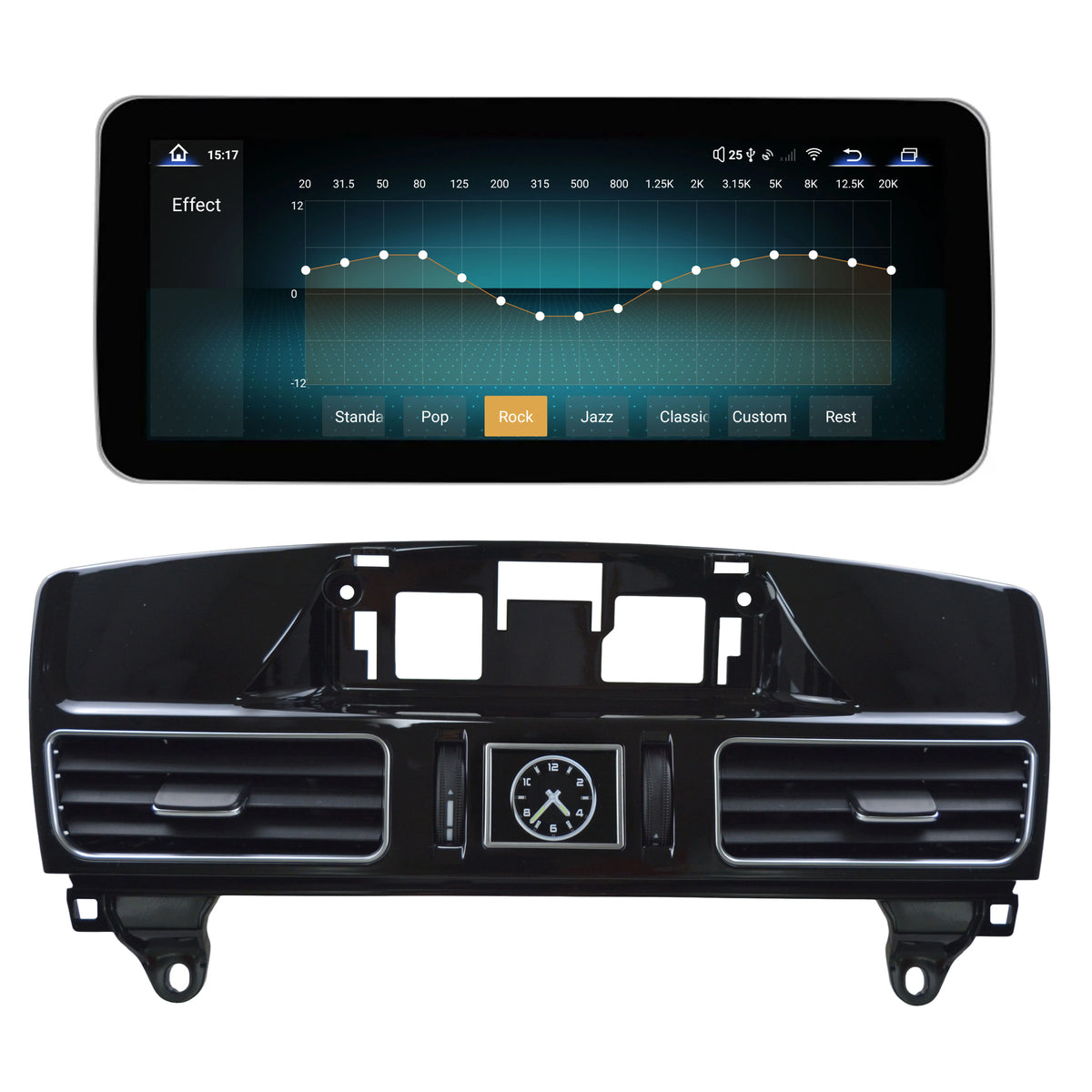 12.3" 8+128g Snapdragon 668s Car Navigation System for Mercedes Benz ML GL Class W166 X166 2013-2015 NTG4.5 Car Radio Android