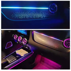 CRIS  Upgrade 64 Color LED Car Interior Ambient Lighting for Mercedes Benz B-Class W247 2020-2024 Atmosphere Strip Accessories