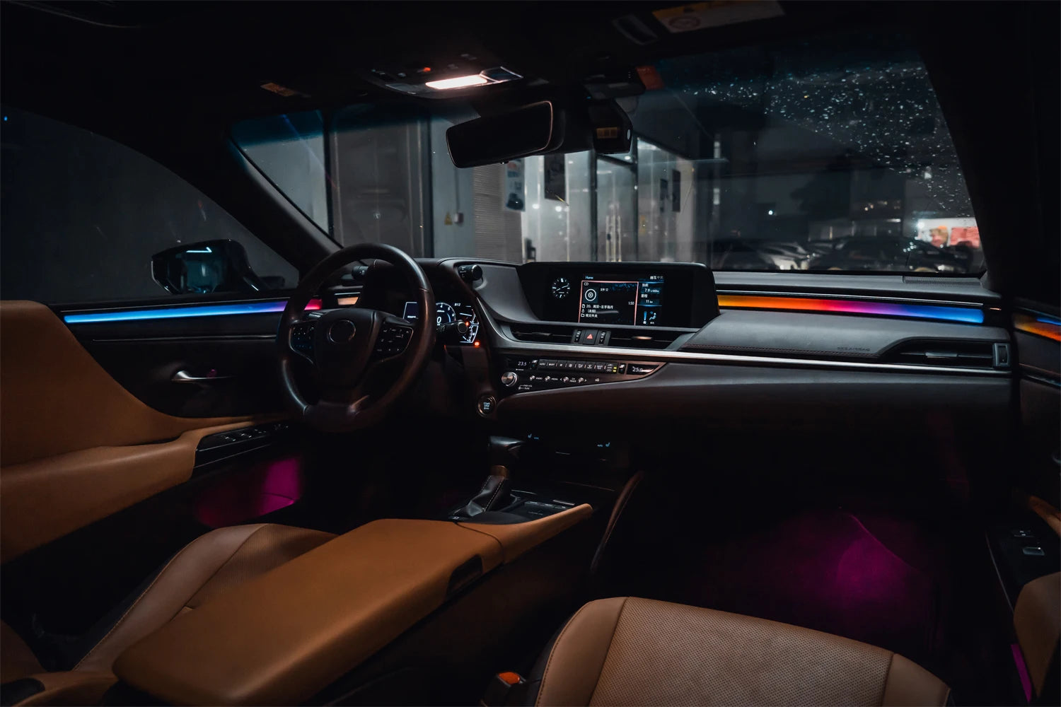 CRIS  Dynamic Ambient Light for LEXUS ES 300H 350 ES300h 2018 - 2024 Interior LED Lighting Upgrade Trim Panel Accessories Kit